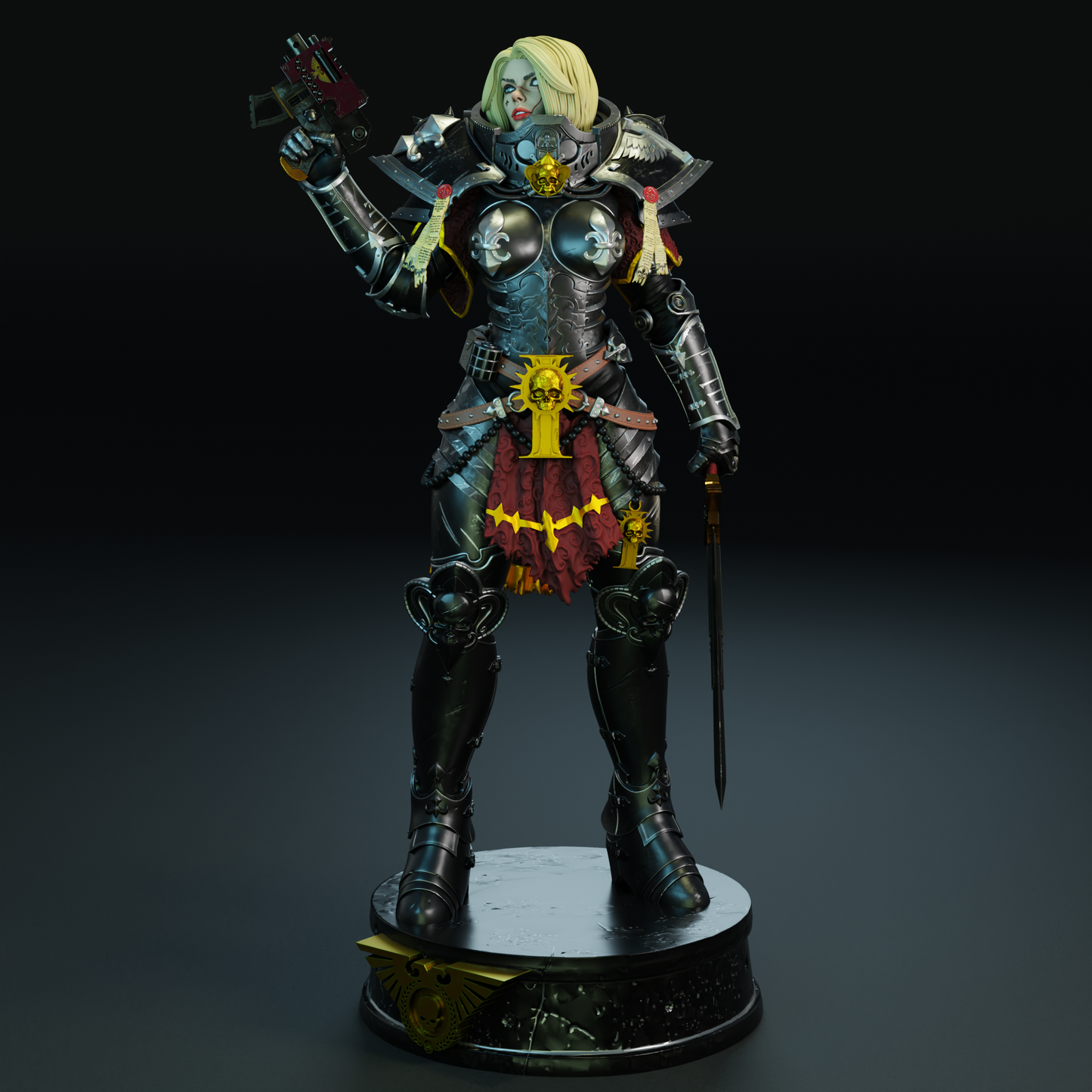 2871 Sister Of Battle – Warhammer 40k - STL 3D Print Files