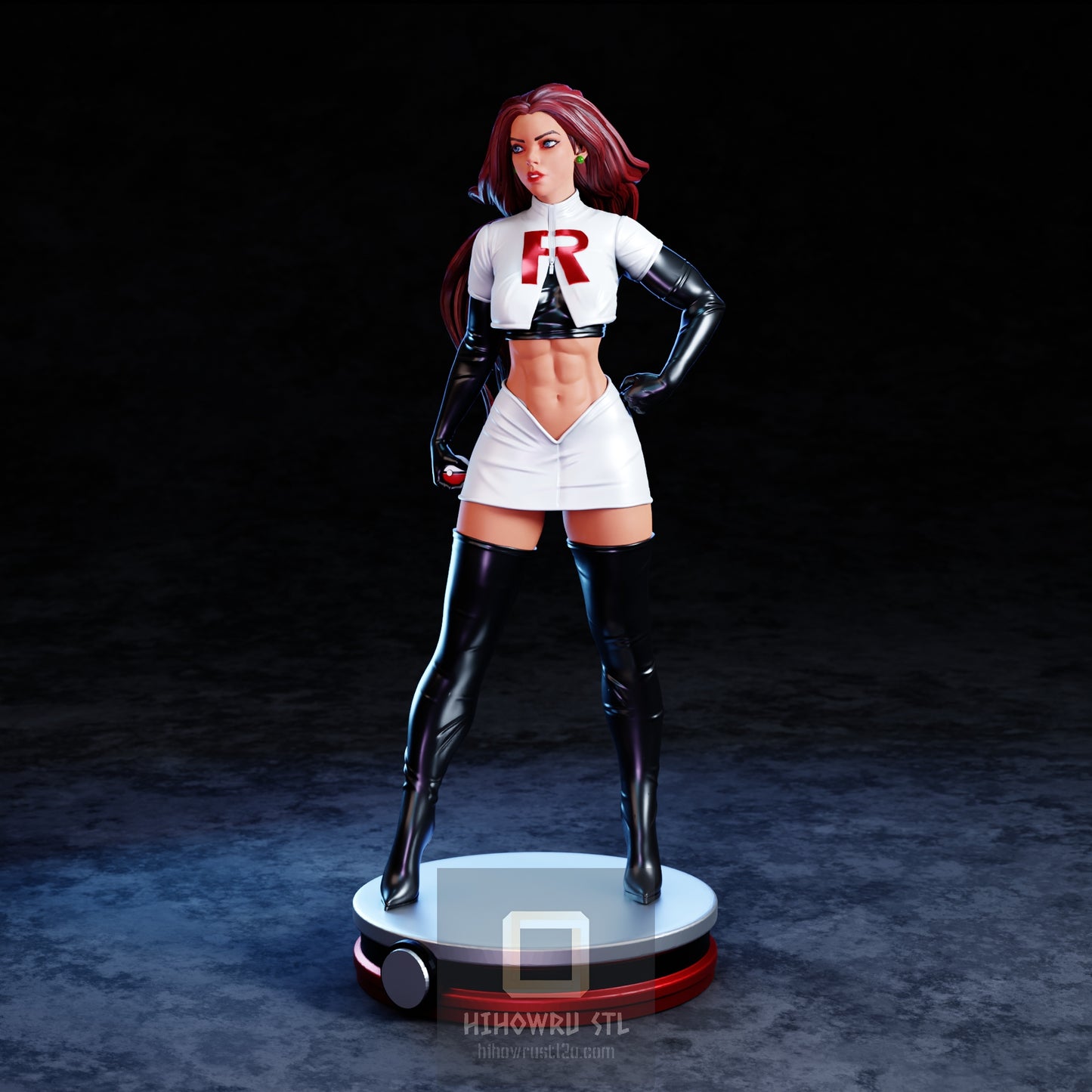 4424 Jessie NSFW - Pokemon - STL 3D Print Files
