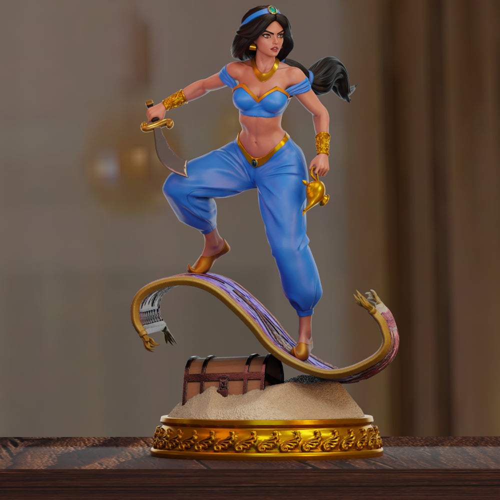 3529 Jasmine NSFW - Aladdin  - STL 3D Print Files