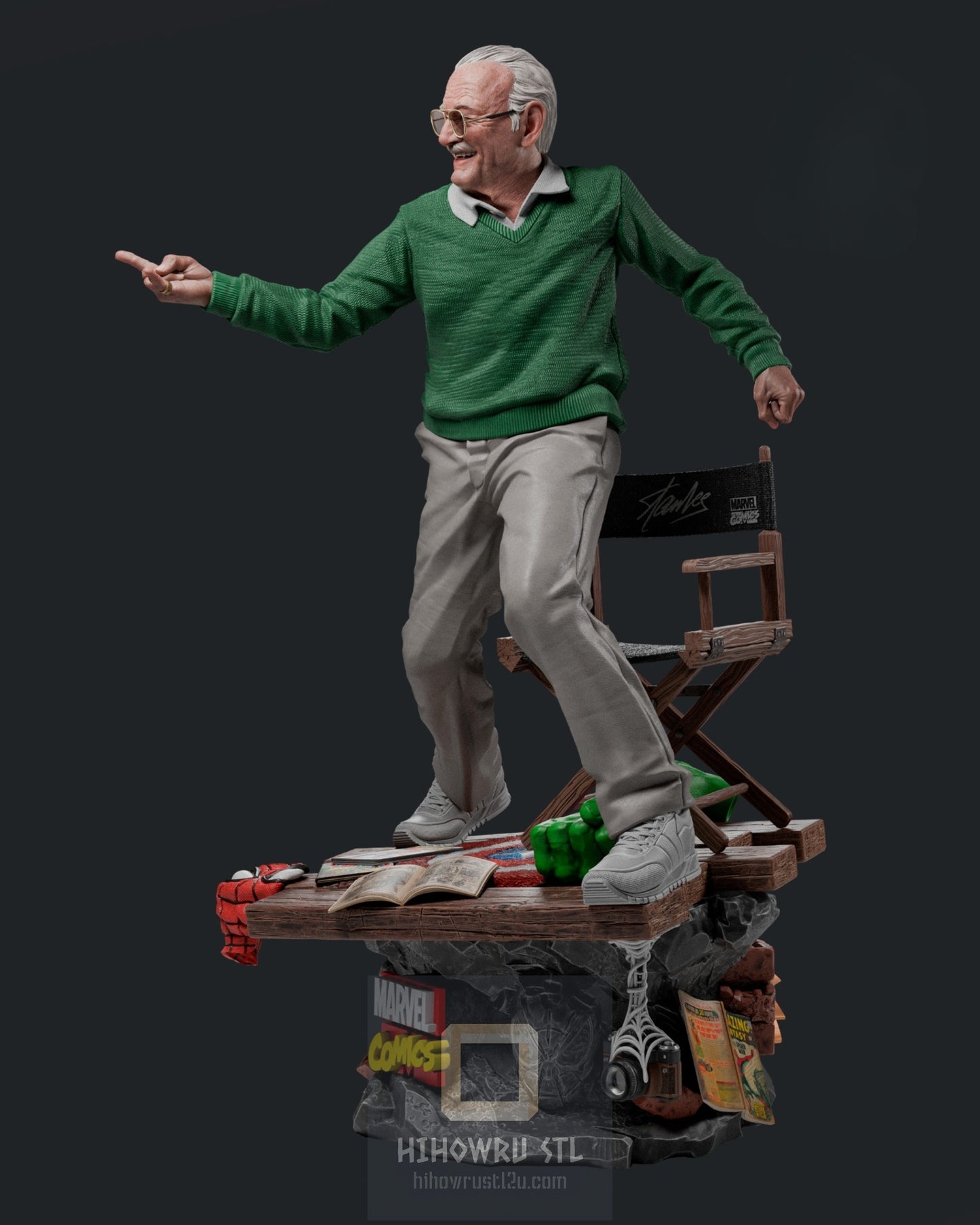 4533 Stan Lee - Marvel - STL 3D Print Files