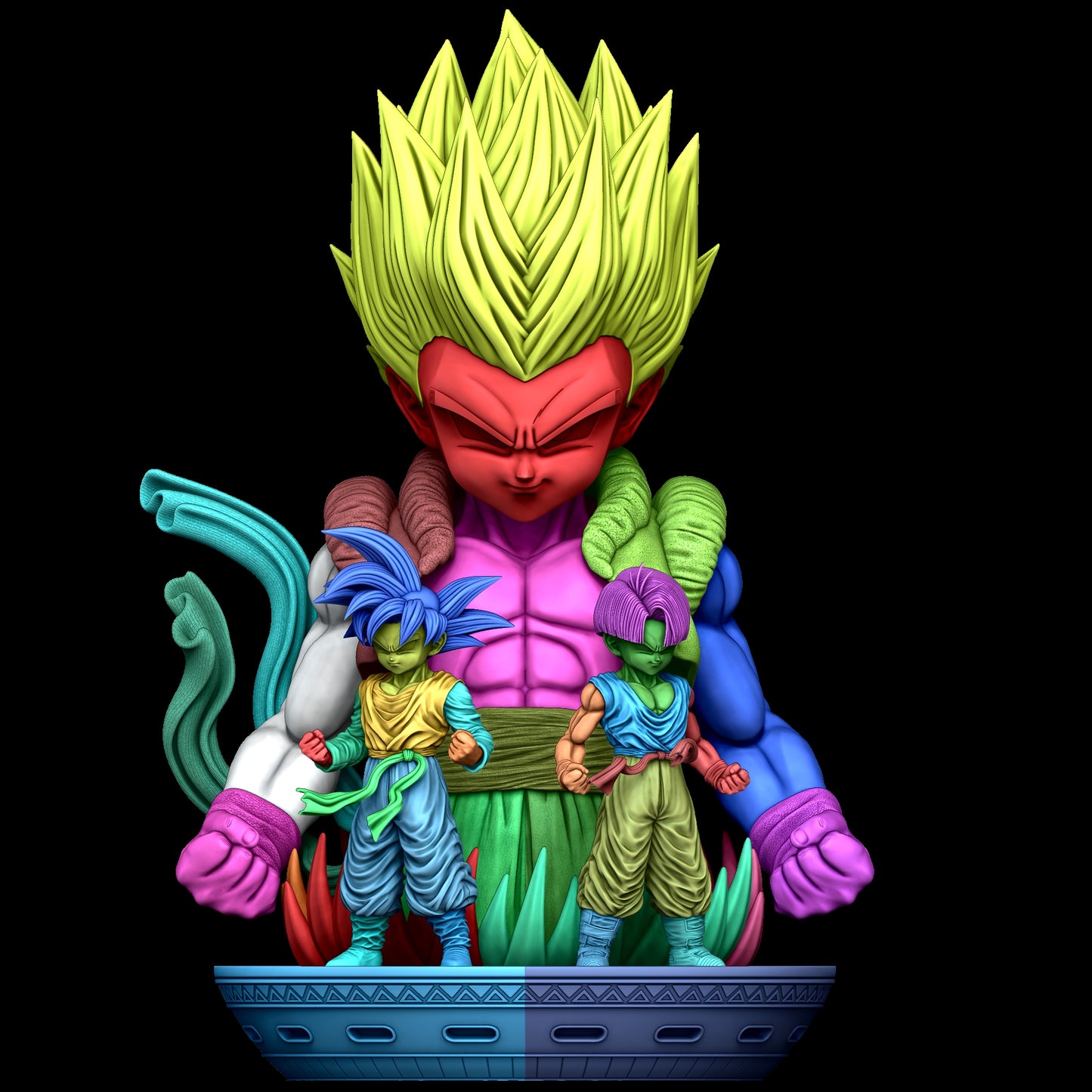 2363 Gotenks - Dragon Ball - STL 3D Print Files