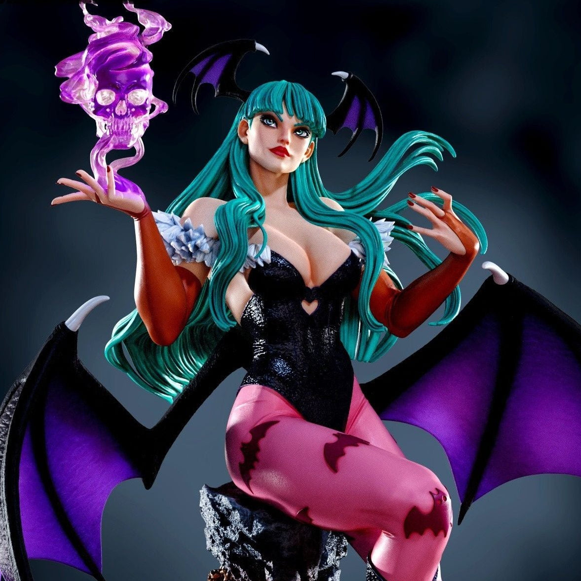 4922 Morrigan - Darkstalkers - STL 3D Print Files