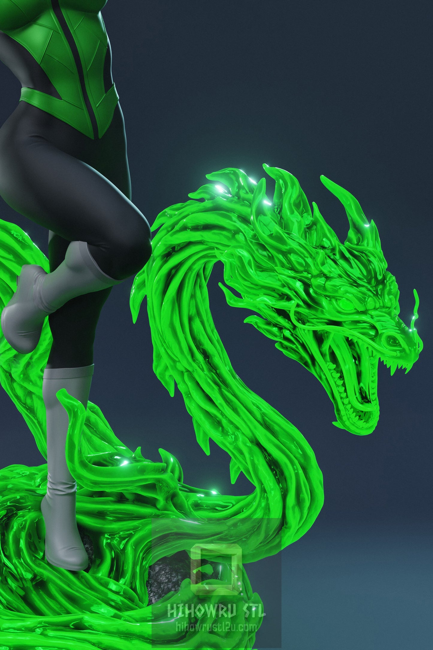 4925 Jessica Cruz NSFW - Green Lantern - STL 3D Print Files