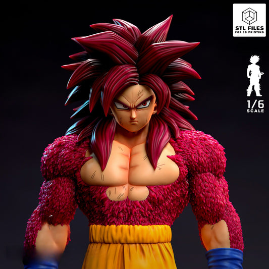 3751 Goku Super Saiyan 4 - Dragon Ball Daima - STL 3D Print Files
