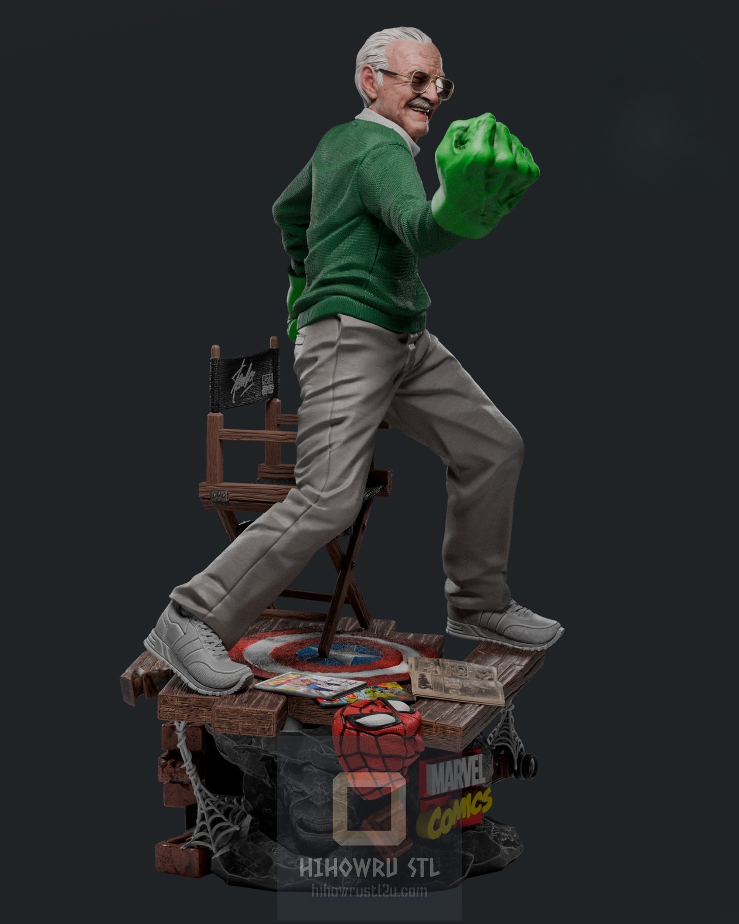 4533 Stan Lee - Marvel - STL 3D Print Files