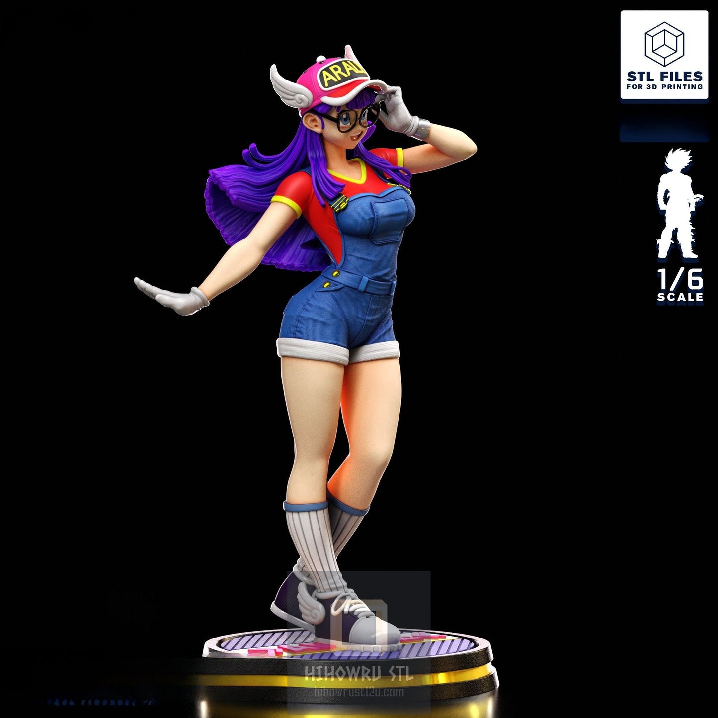 4586 Arale Norimaki - Dragon Ball - STL 3D Print Files
