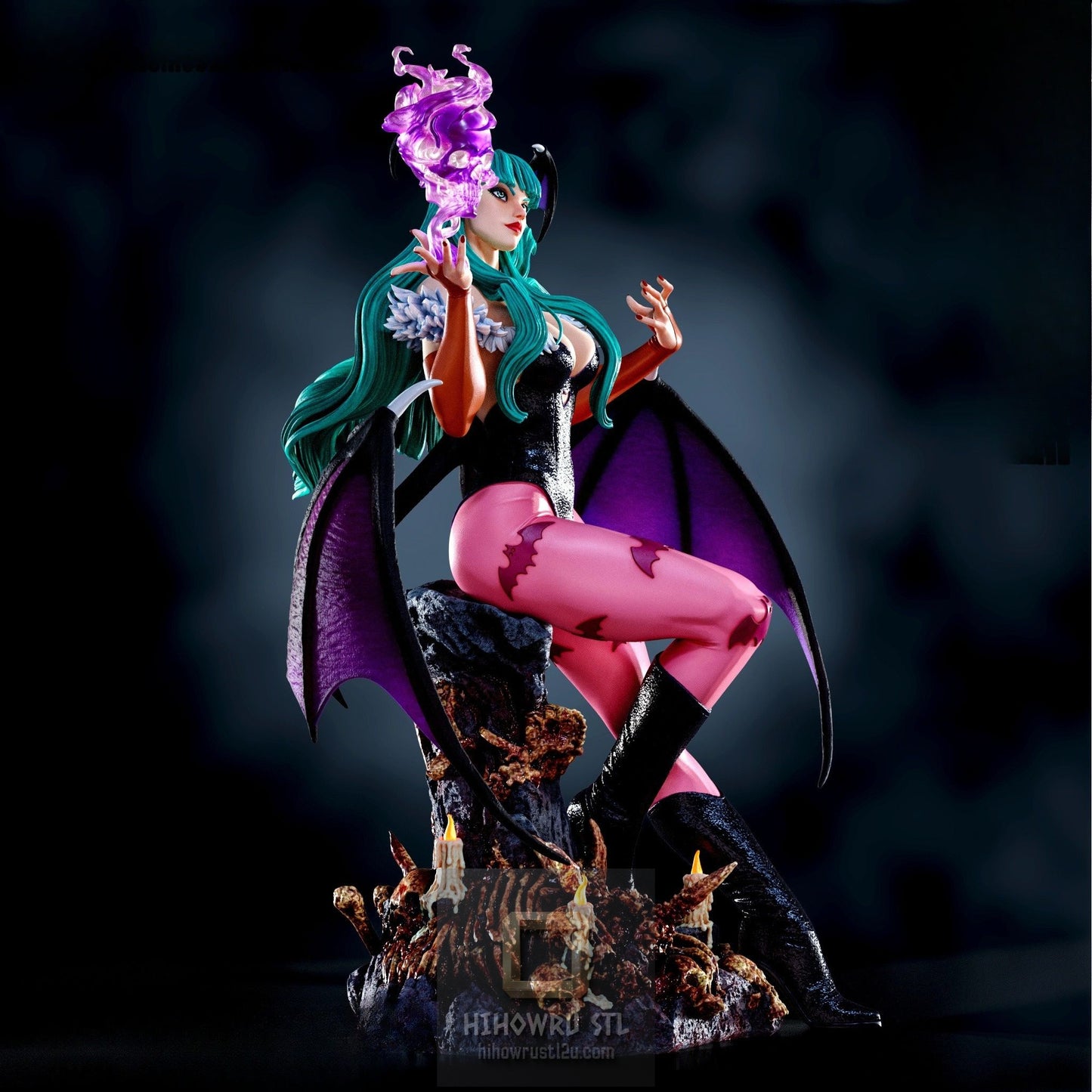 4922 Morrigan - Darkstalkers - STL 3D Print Files