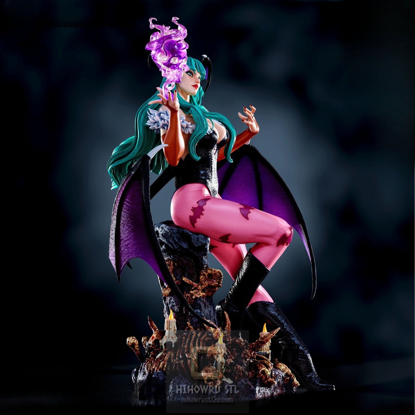 4922 Morrigan - Darkstalkers - STL 3D Print Files