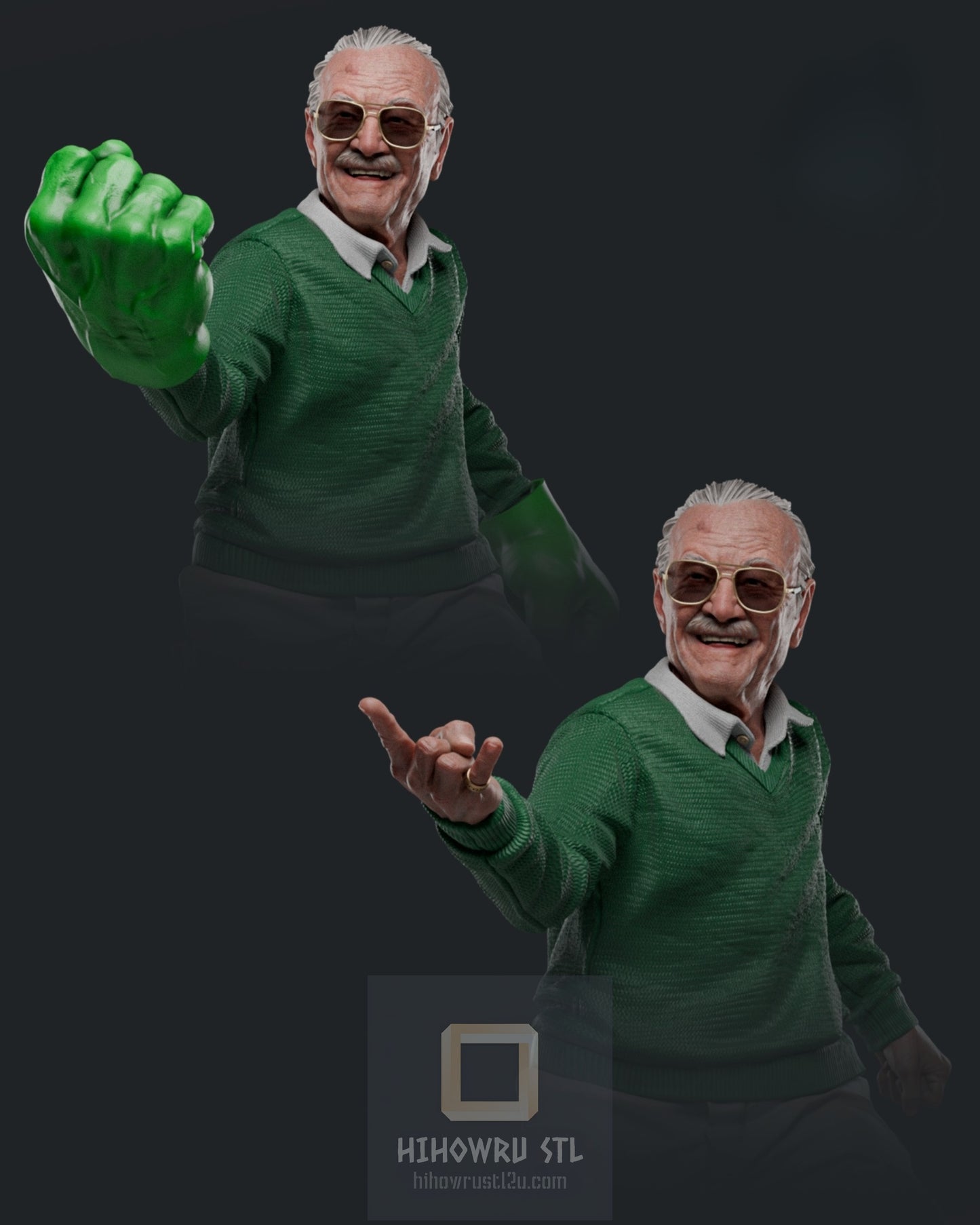 4533 Stan Lee - Marvel - STL 3D Print Files
