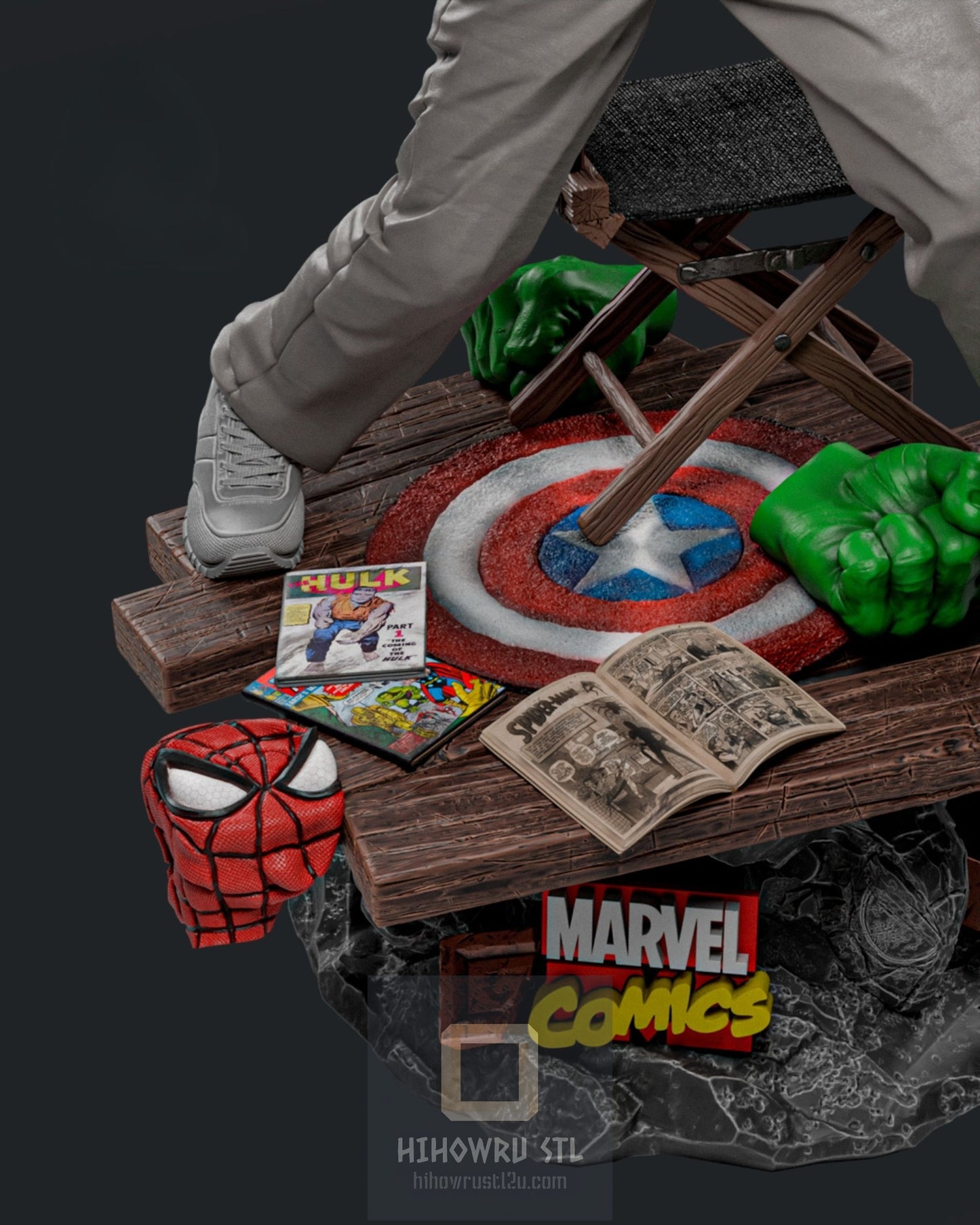 4533 Stan Lee - Marvel - STL 3D Print Files