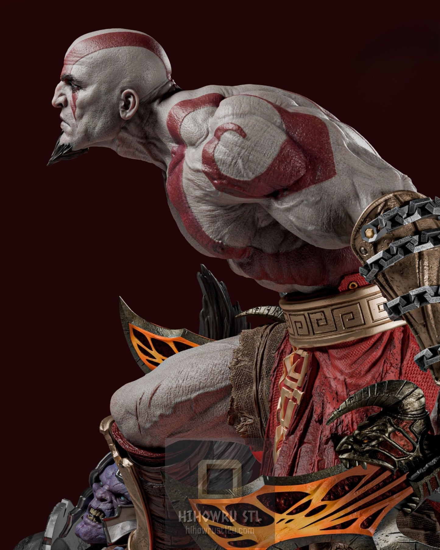 4927 Kratos - God of War - STL 3D Print Files