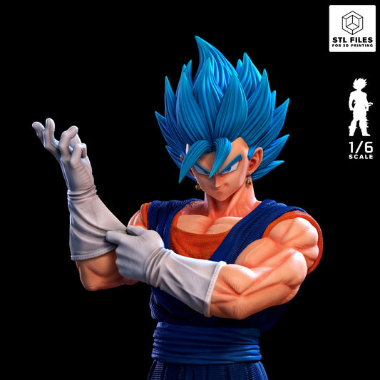 3146 Vegito Super Saiyan Blue - Dragon Ball - STL 3D Print Files