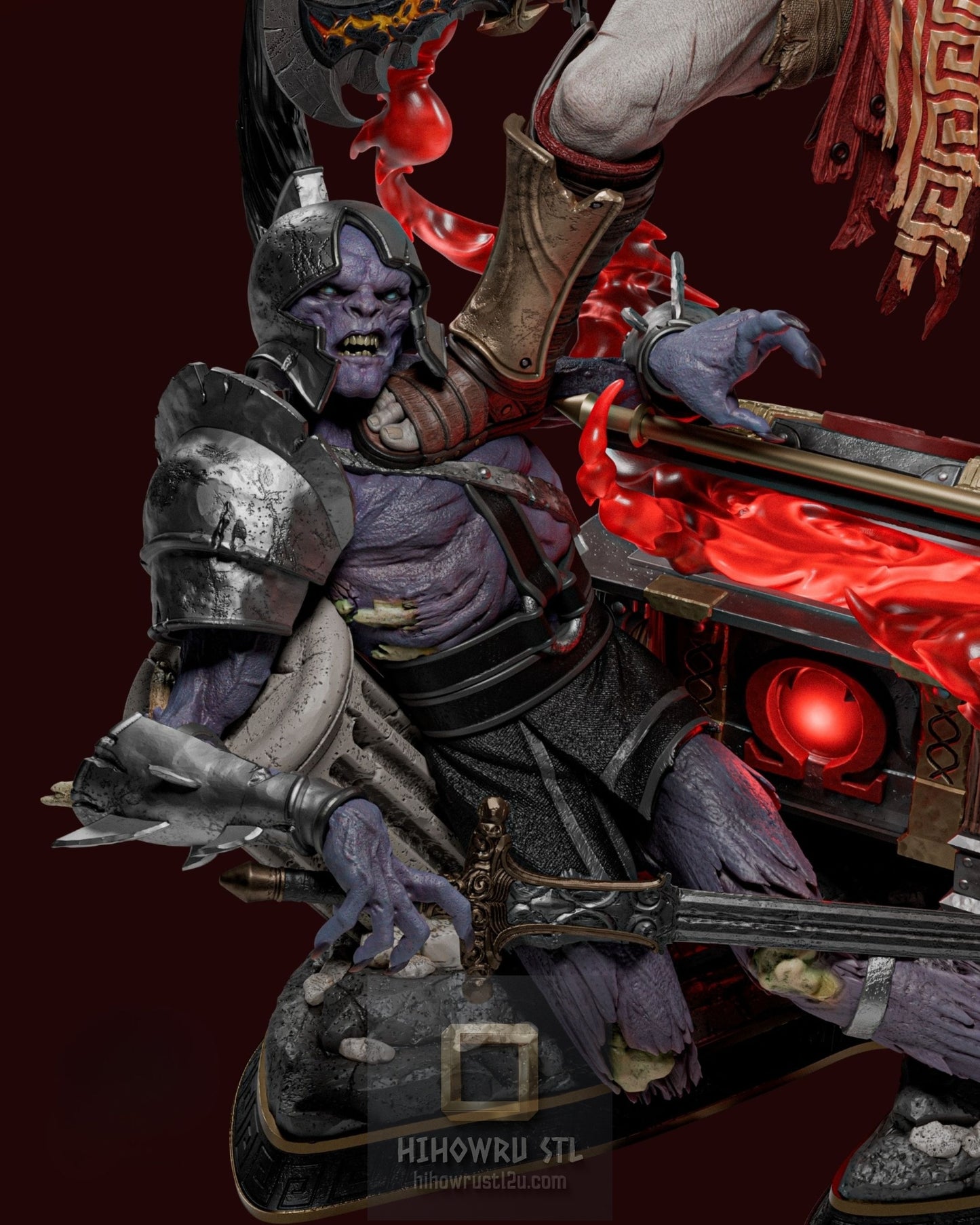 4927 Kratos - God of War - STL 3D Print Files