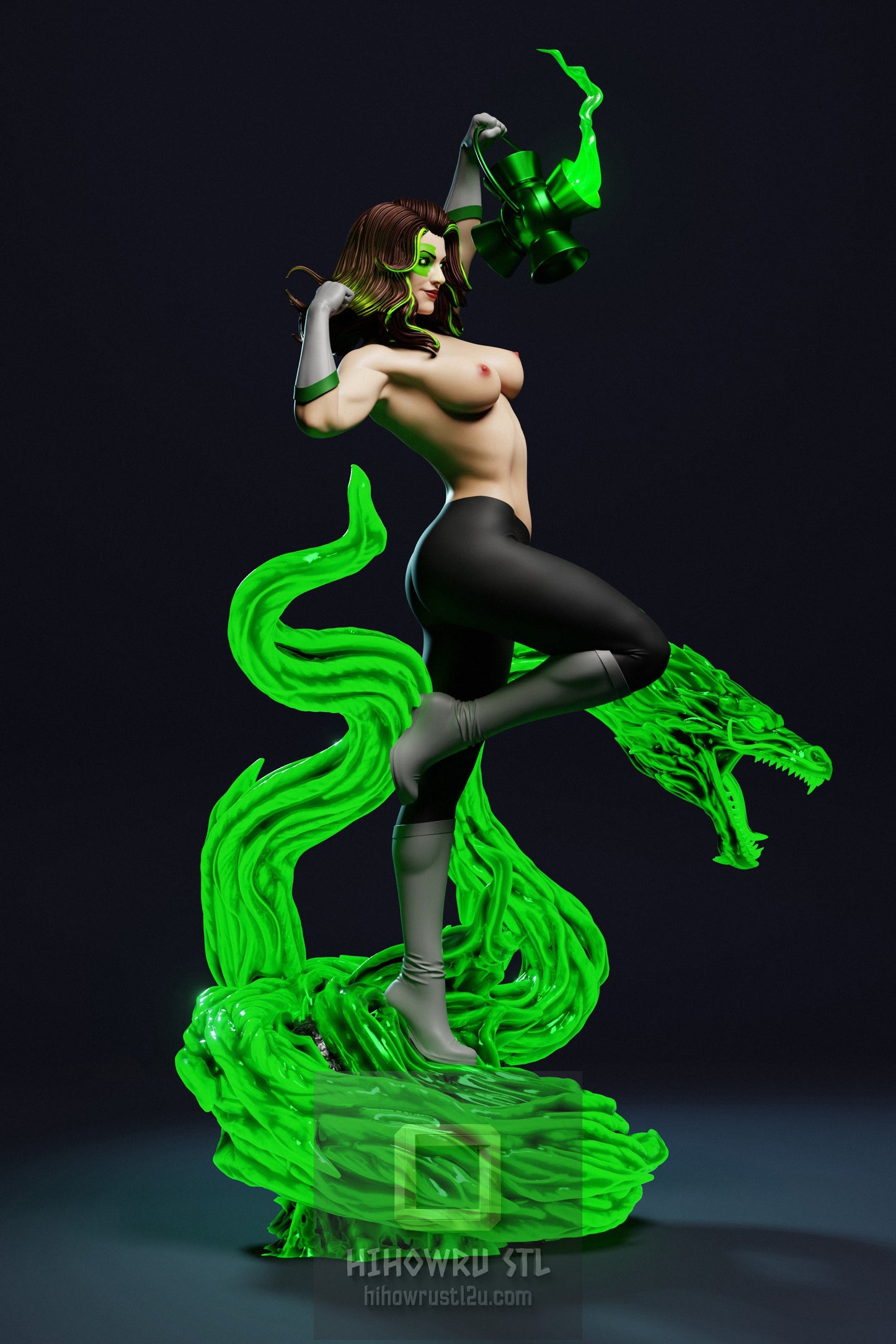 4925 Jessica Cruz NSFW - Green Lantern - STL 3D Print Files