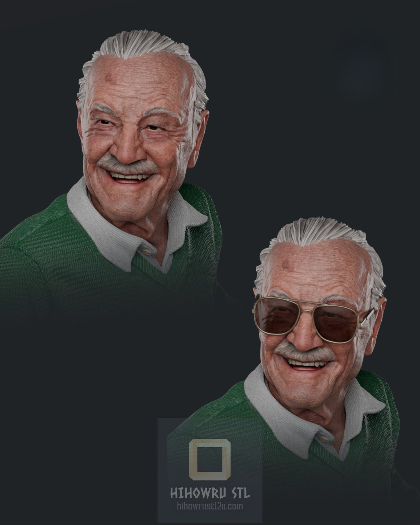 4533 Stan Lee - Marvel - STL 3D Print Files