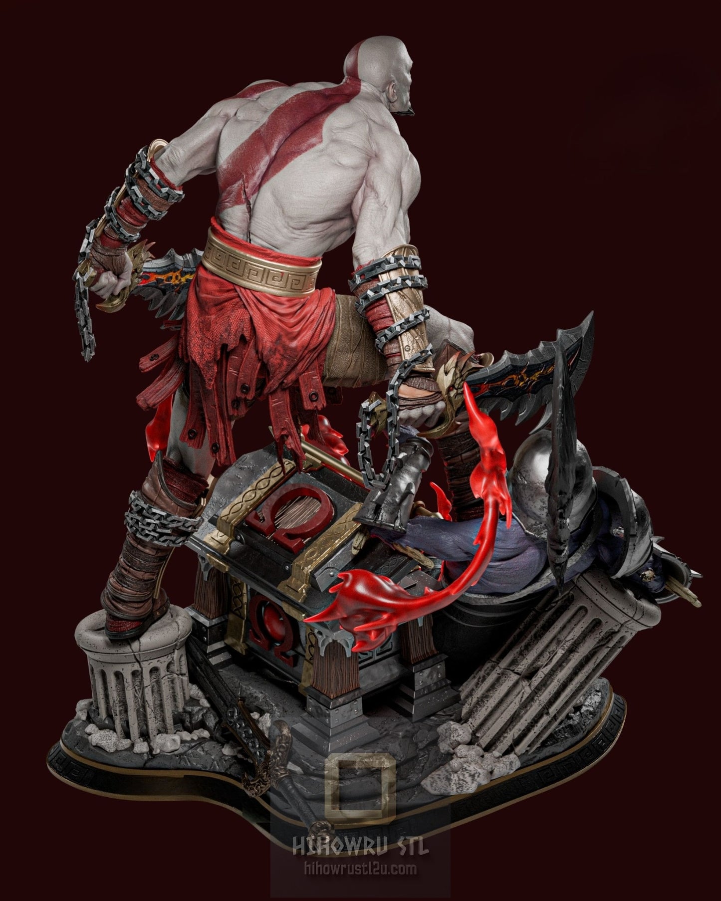 4927 Kratos - God of War - STL 3D Print Files