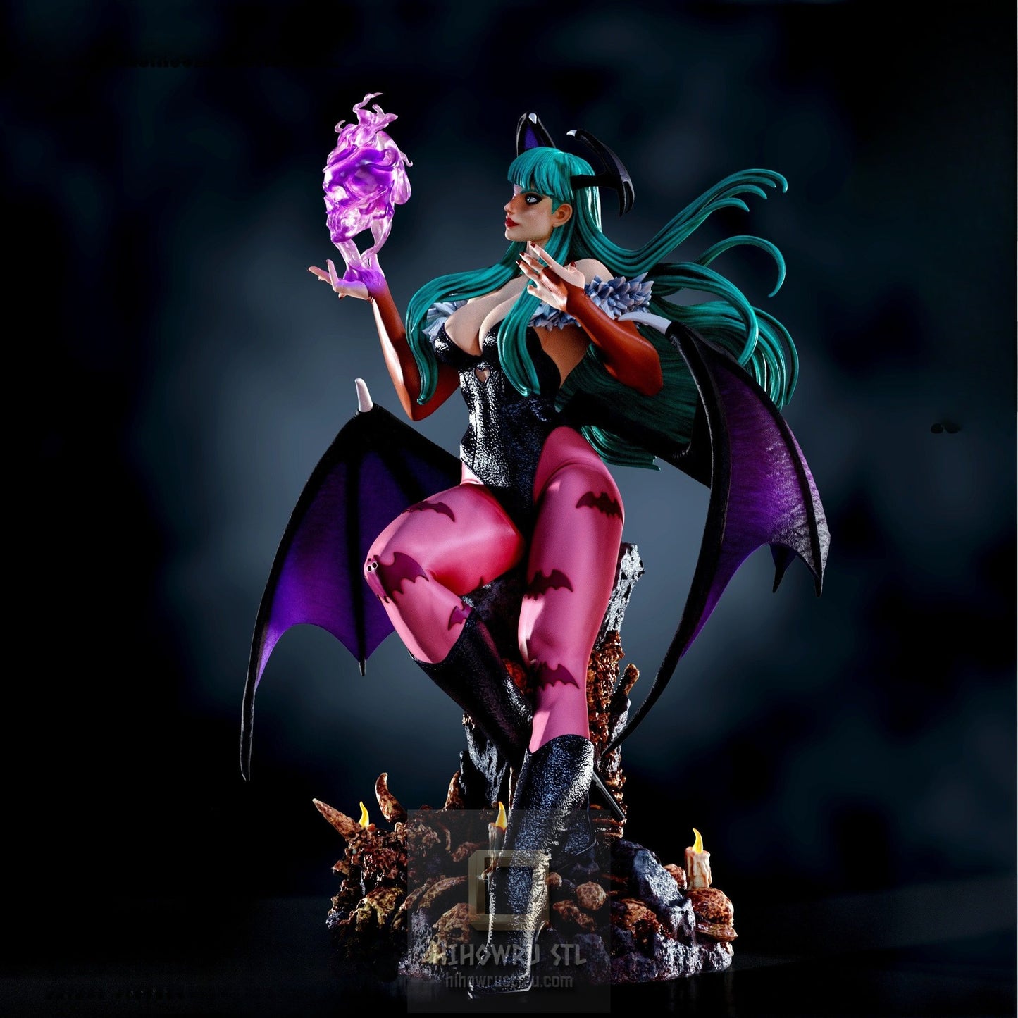 4922 Morrigan - Darkstalkers - STL 3D Print Files