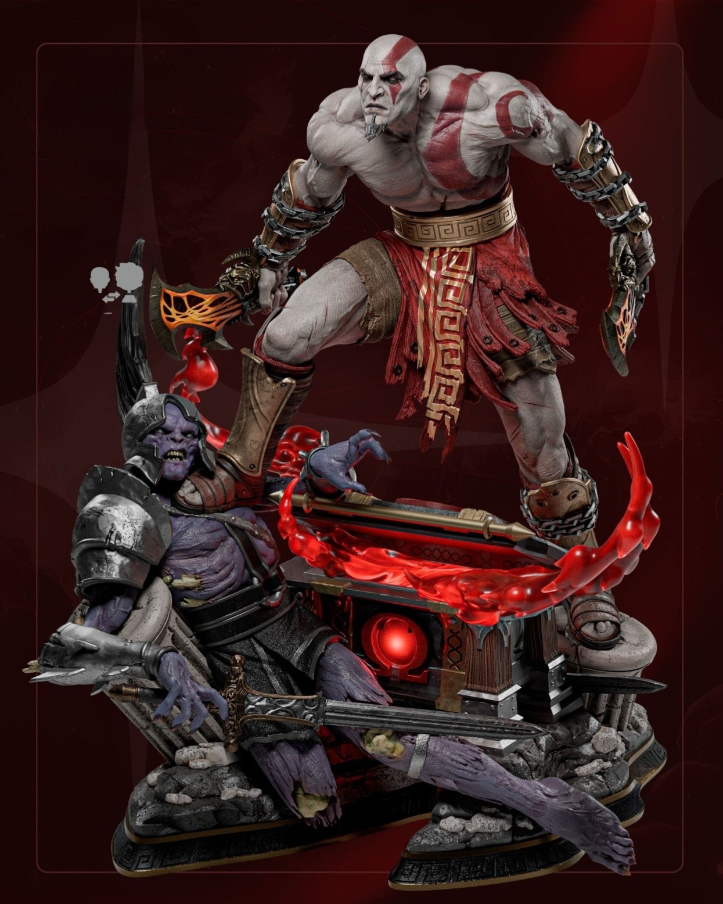 4927 Kratos - God of War - STL 3D Print Files