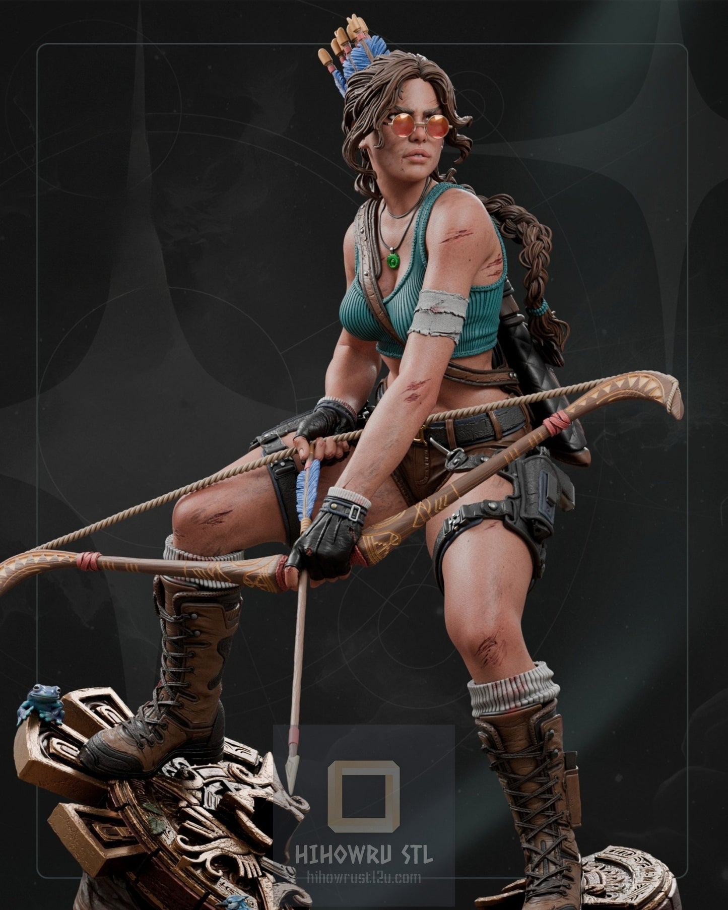 4376 Lara Croft - Tomb Raider - STL 3D Print Files