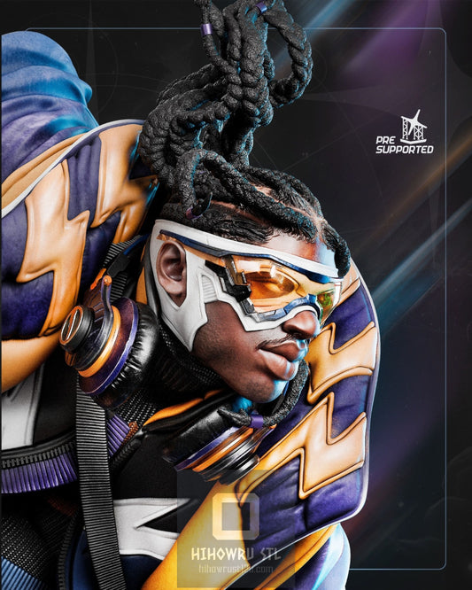 4567 Static Shock - DC Comics - STL 3D Print Files