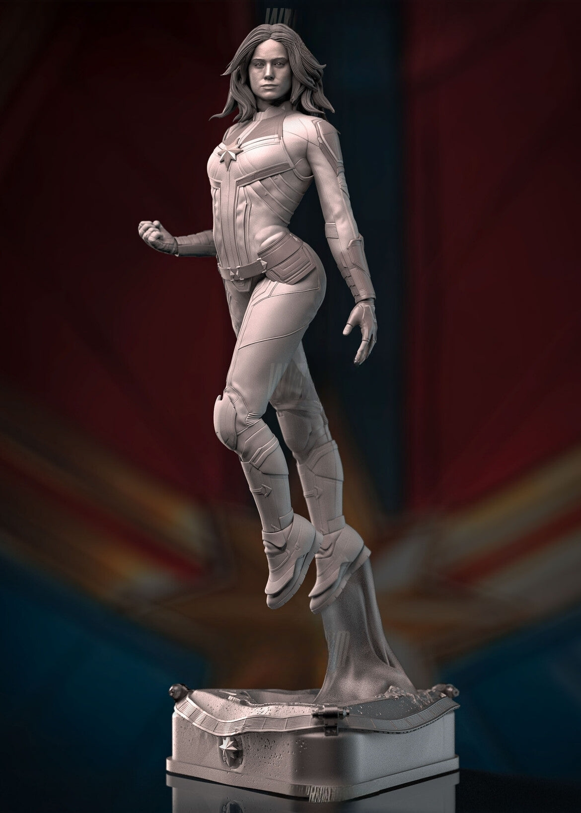 Captain Marvel NSFW - Brie Larson - STL 3D Print Files