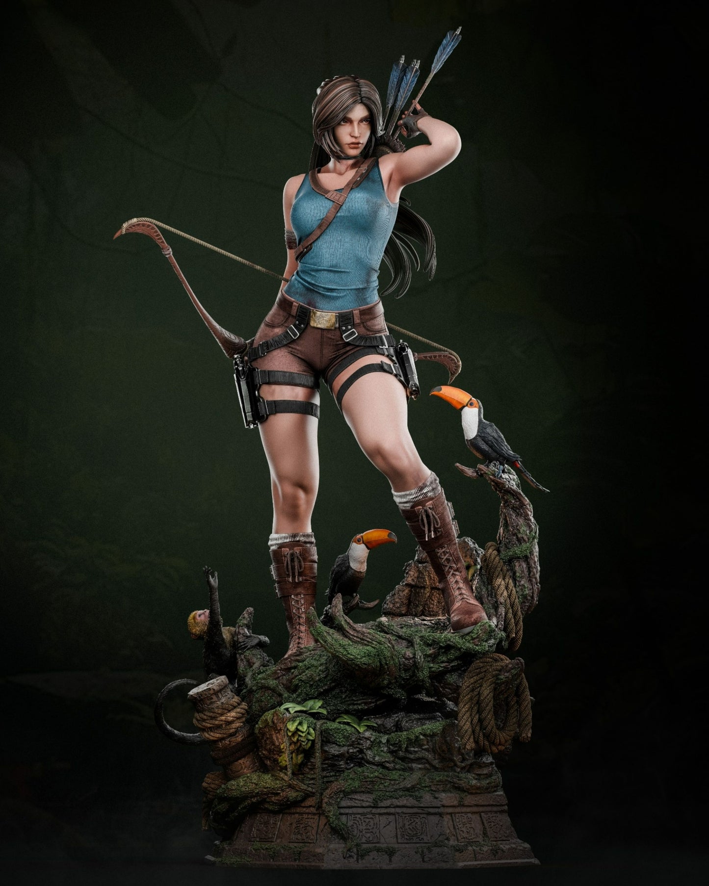 2859 Lara Croft - Tomb Raider - STL 3D Print Files