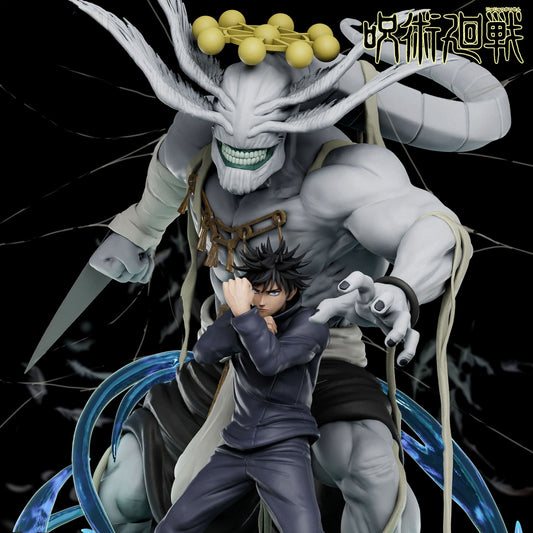 3104 Megumi Fushiguro and Mahoraga - Jujutsu Kaisen - STL 3D Print Files