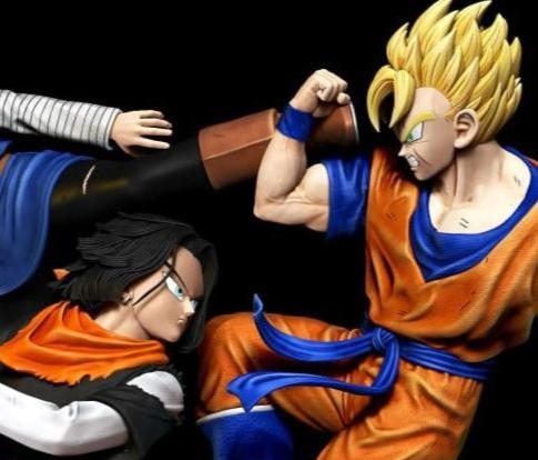 3155 Android 17 & 18 VS Future Gohan - Dragon Ball Z - STL 3D Print Files