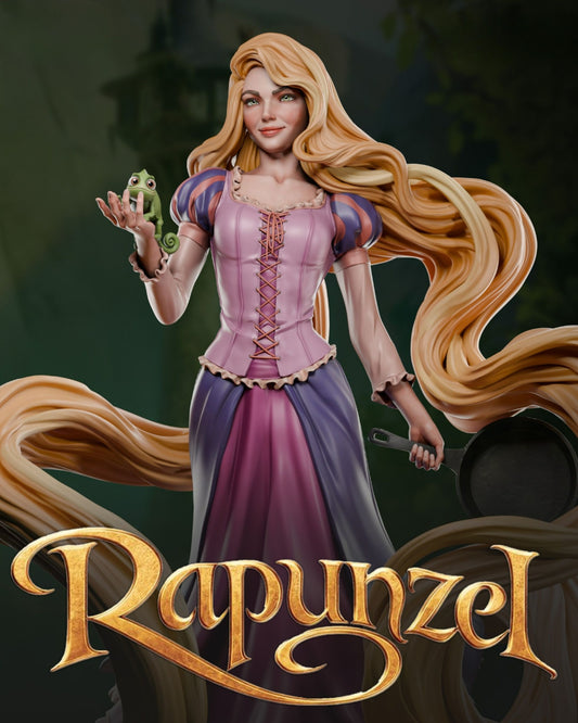 3724 Rapunzel - Disney - STL 3D Print Files