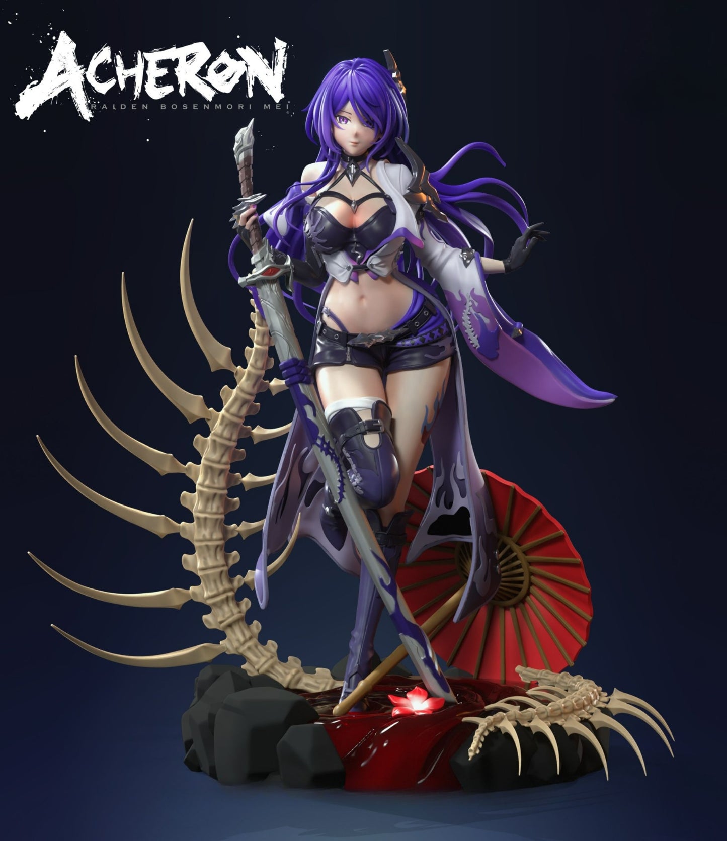 3822 Acheron NSFW - Honkai: Star Rail - STL 3D Print Files