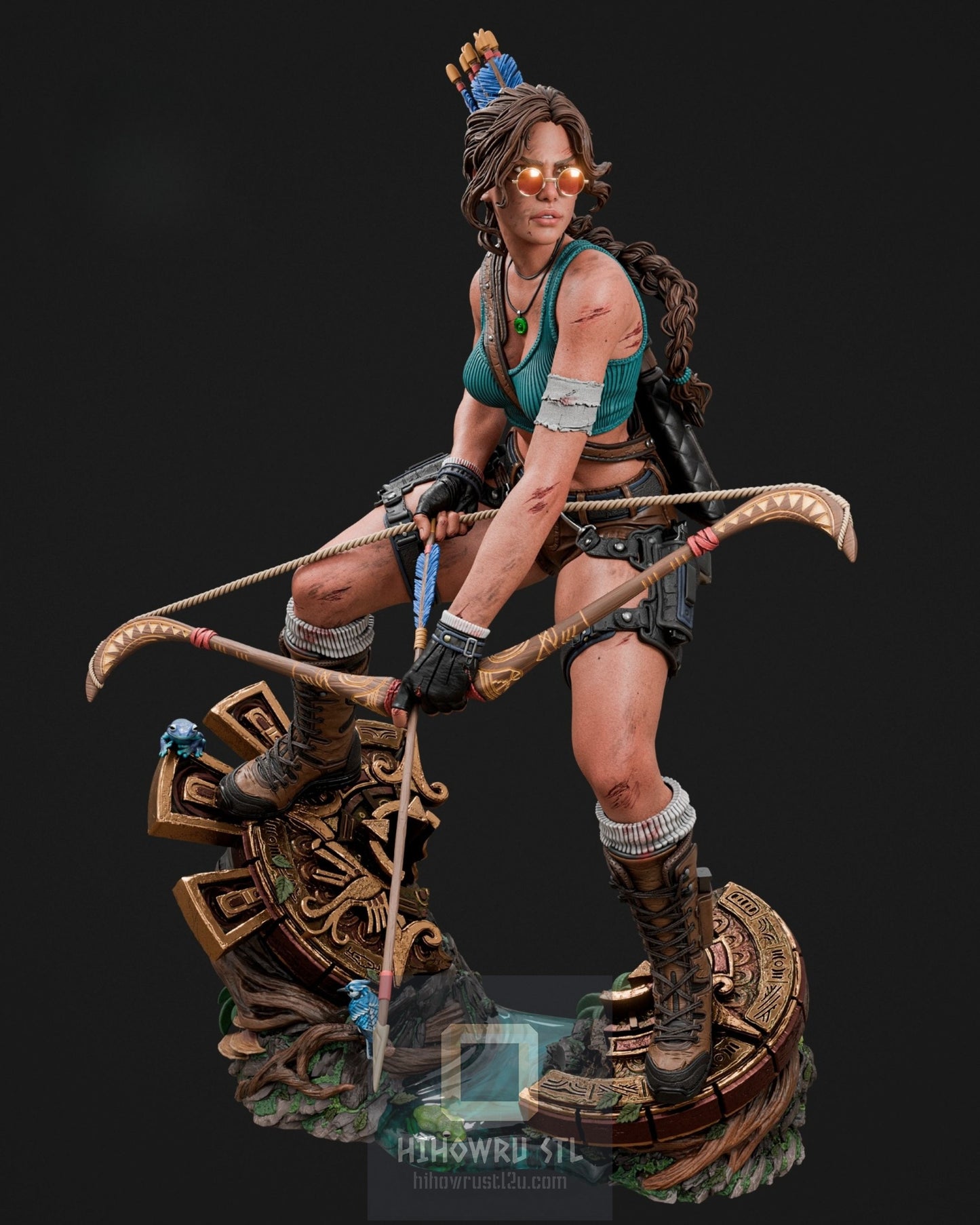 4376 Lara Croft - Tomb Raider - STL 3D Print Files