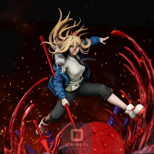 4605 Power - Chainsaw Man - STL 3D Print Files