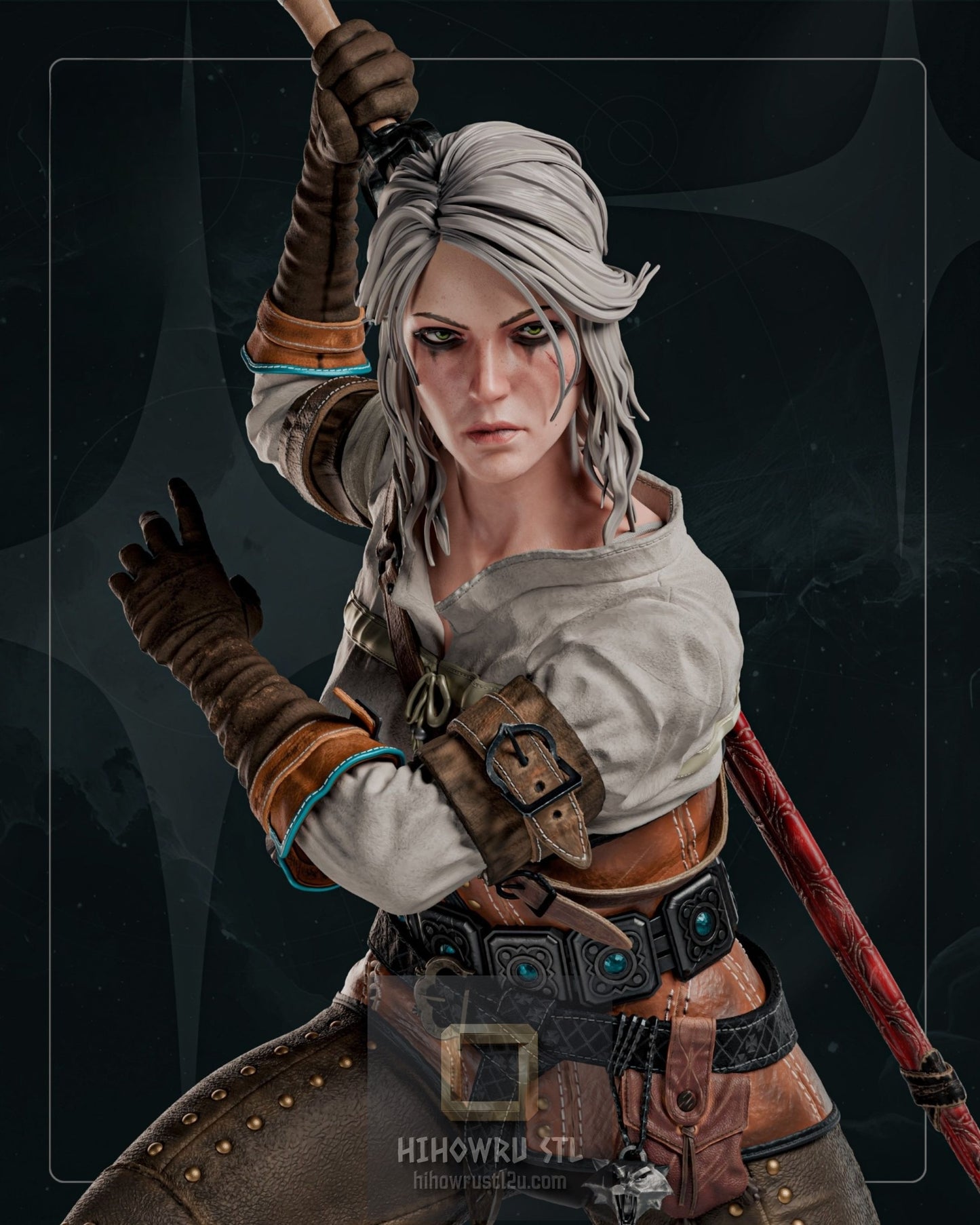 5312 CIRI - The Witcher IV - STL 3D Print Files