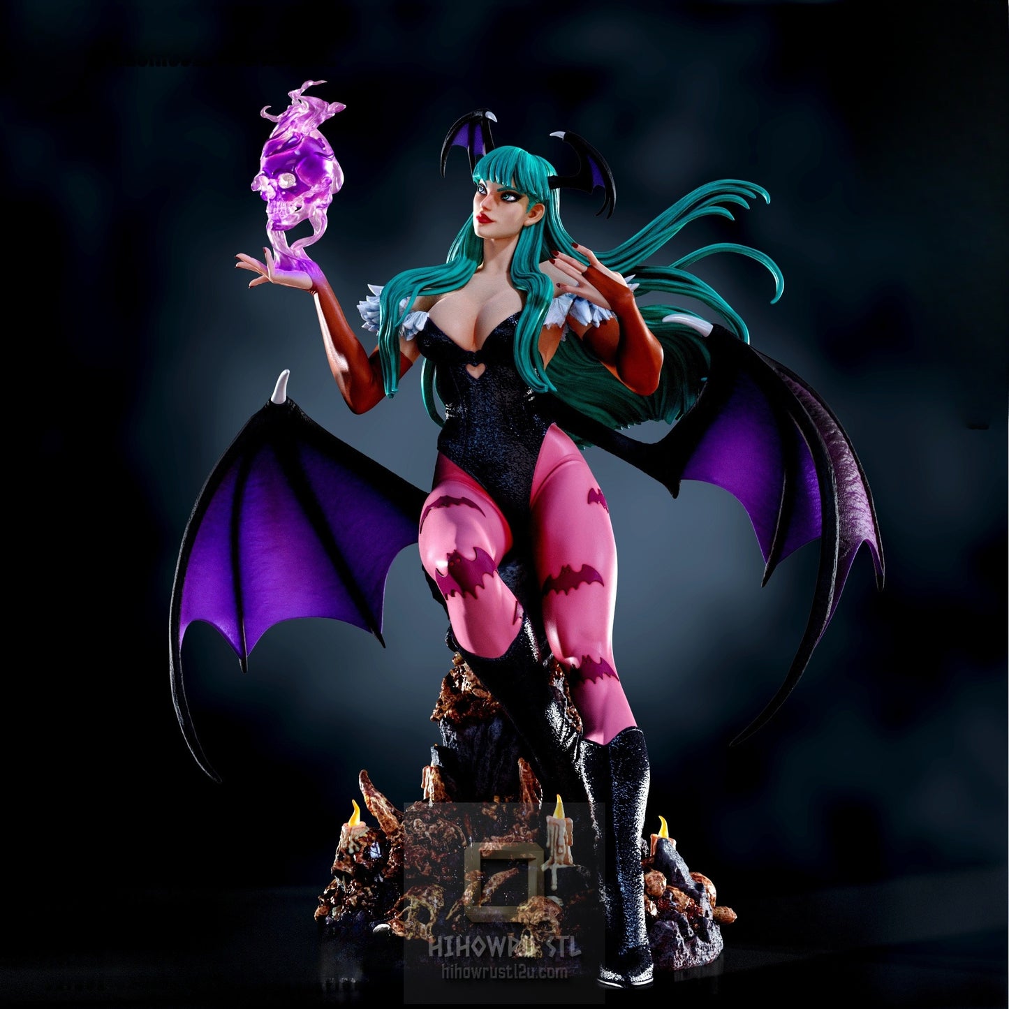 4922 Morrigan - Darkstalkers - STL 3D Print Files