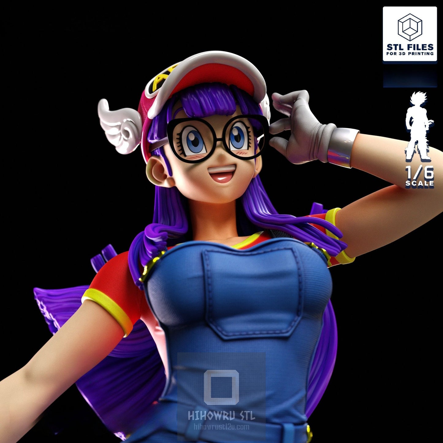 4586 Arale Norimaki - Dragon Ball - STL 3D Print Files