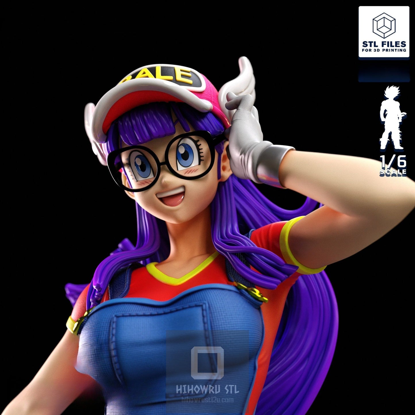 4586 Arale Norimaki - Dragon Ball - STL 3D Print Files