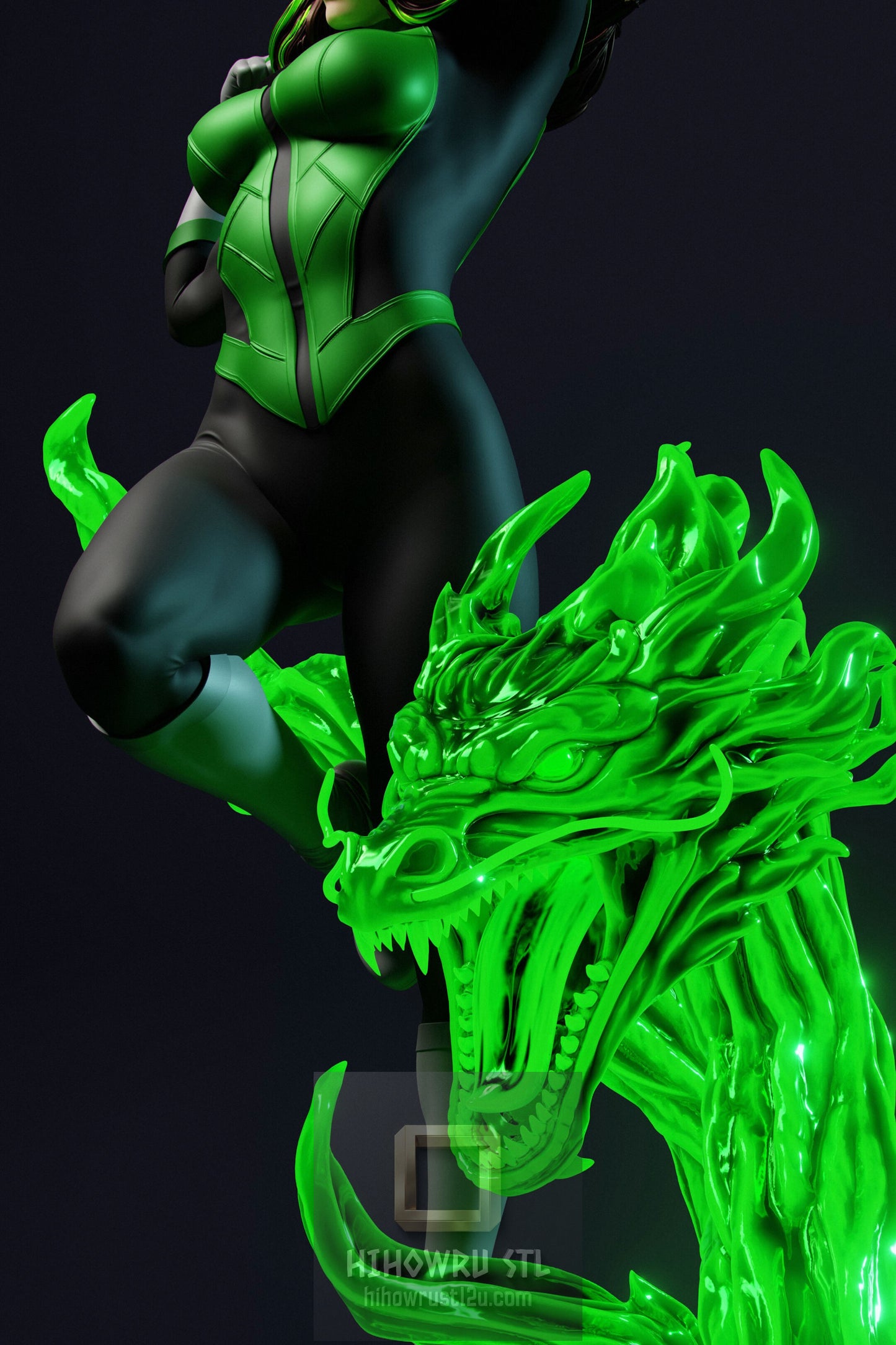 4925 Jessica Cruz NSFW - Green Lantern - STL 3D Print Files