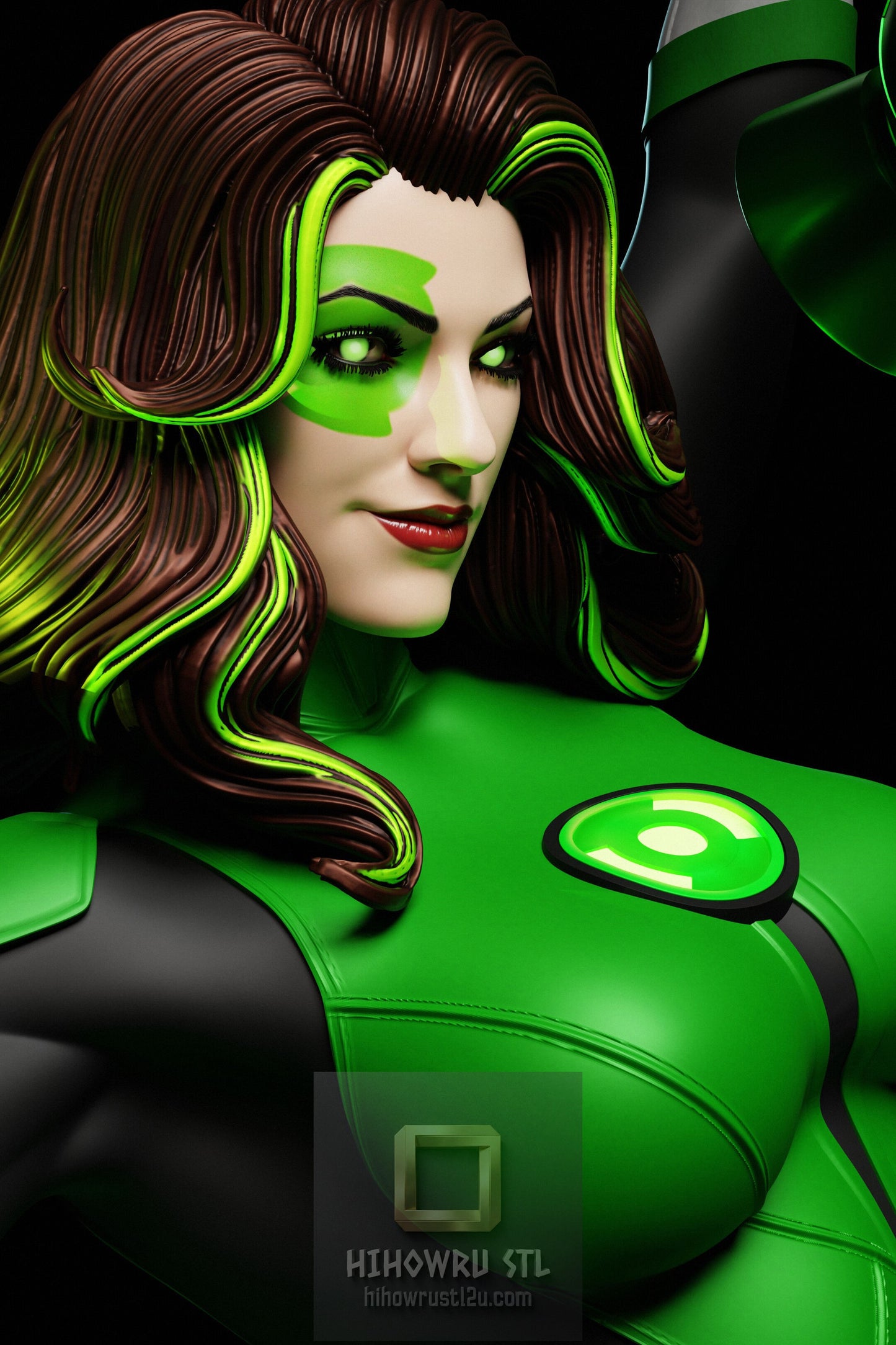 4925 Jessica Cruz NSFW - Green Lantern - STL 3D Print Files