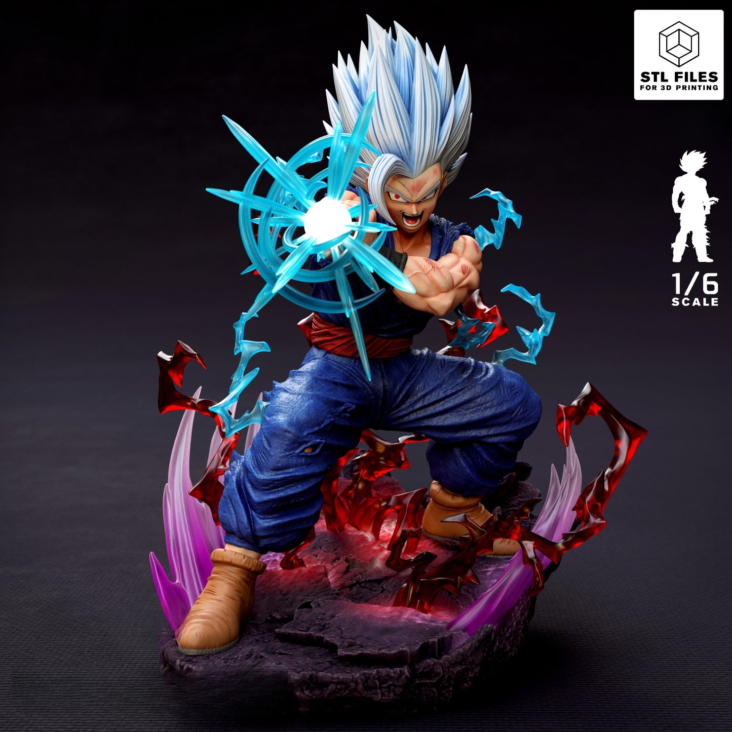 3474 Gohan Beast - Dragon Ball Super - STL 3D Print Files