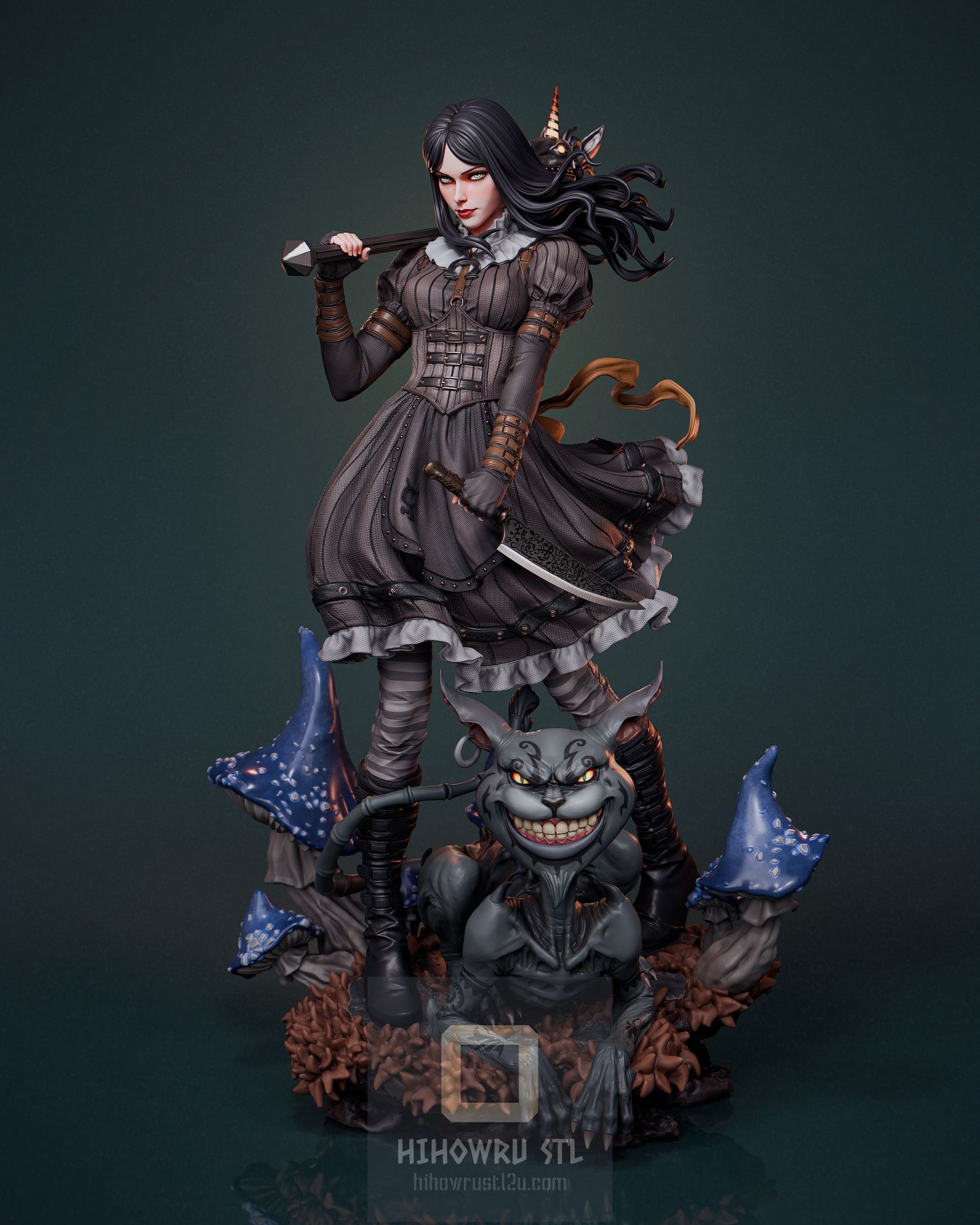 4450 Alice Liddell NSFW - ALICE Madness Returns - STL 3D Print Files