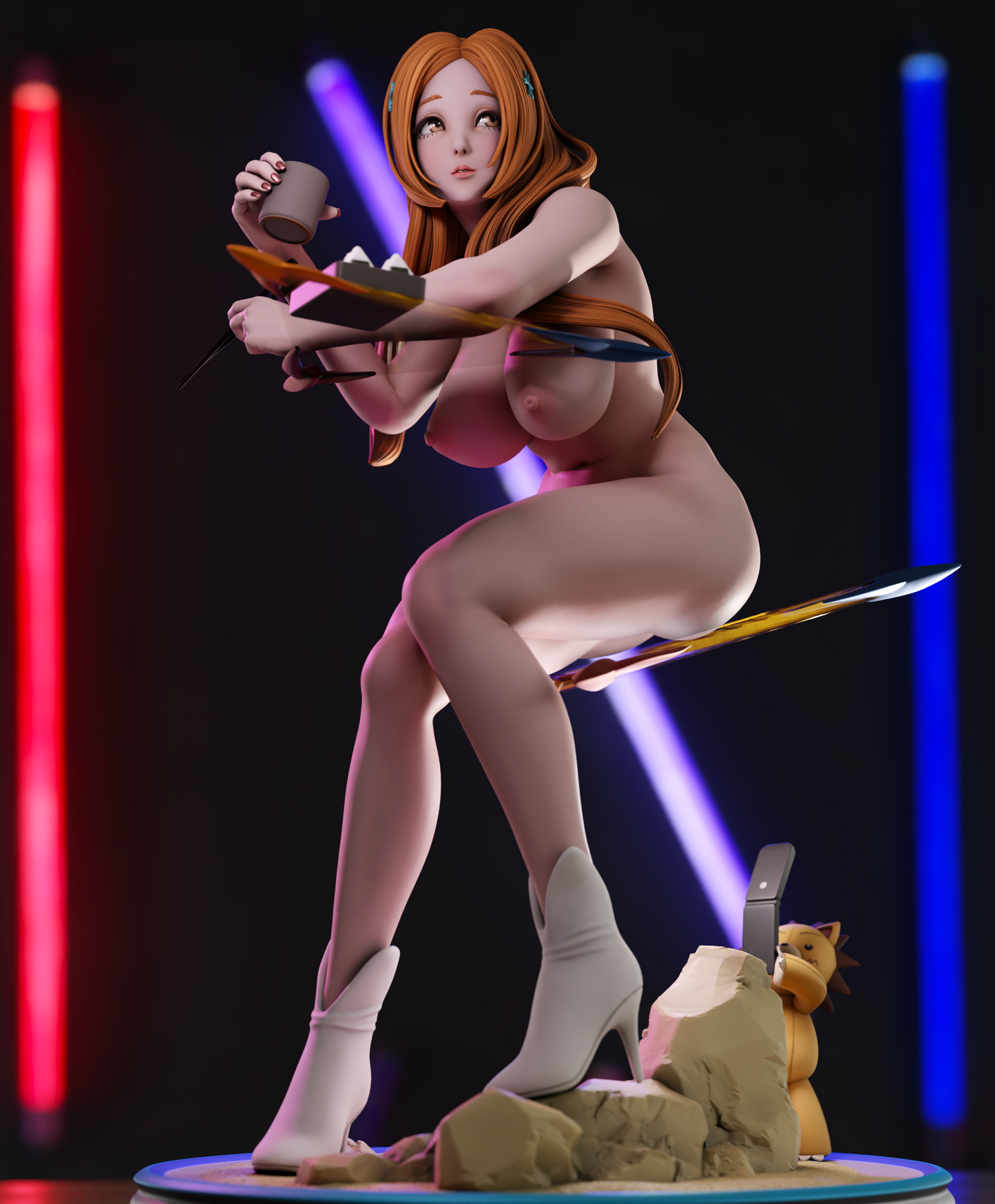 2605 Orihime Inoue NSFW - Bleach - STL 3D Print Files