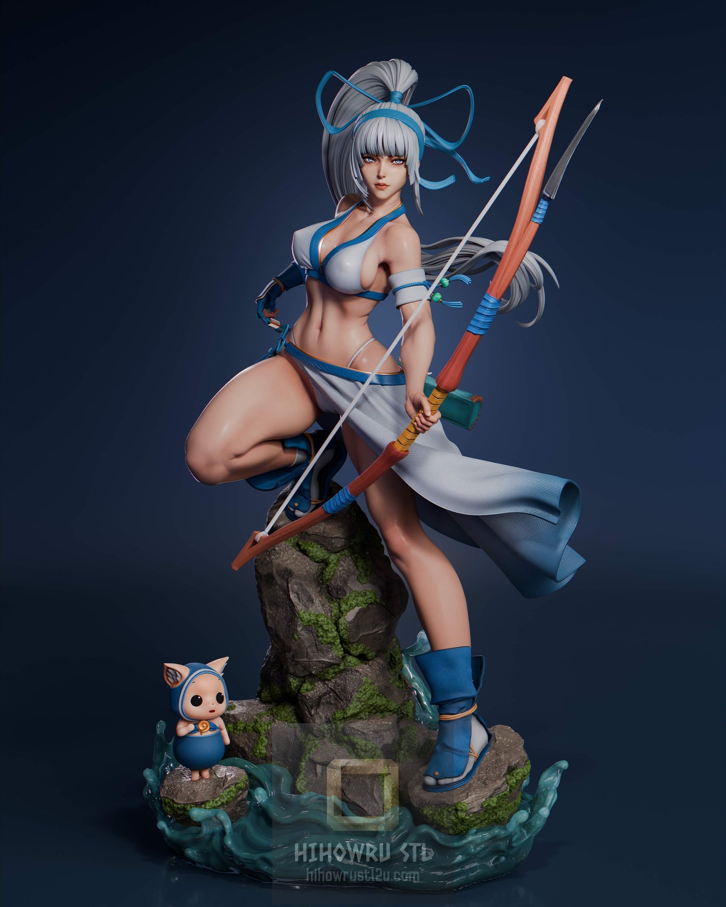5048 Mina Majikina NSFW - Samurai Shodown - STL 3D Print Files