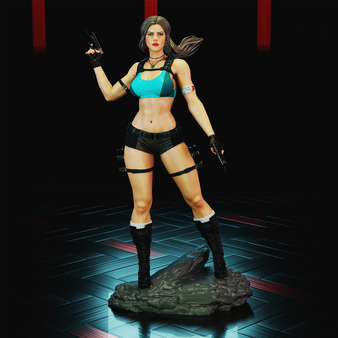 2753 Lara Croft NSFW - Tomb Raider - STL 3D Print Files