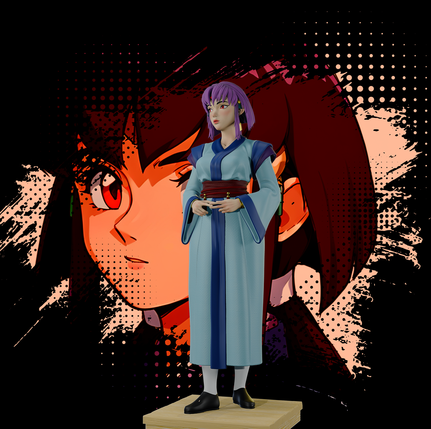 3188 Ayeka Masaki Jurai NSFW - Tenchi Muyo - STL 3D Print Files