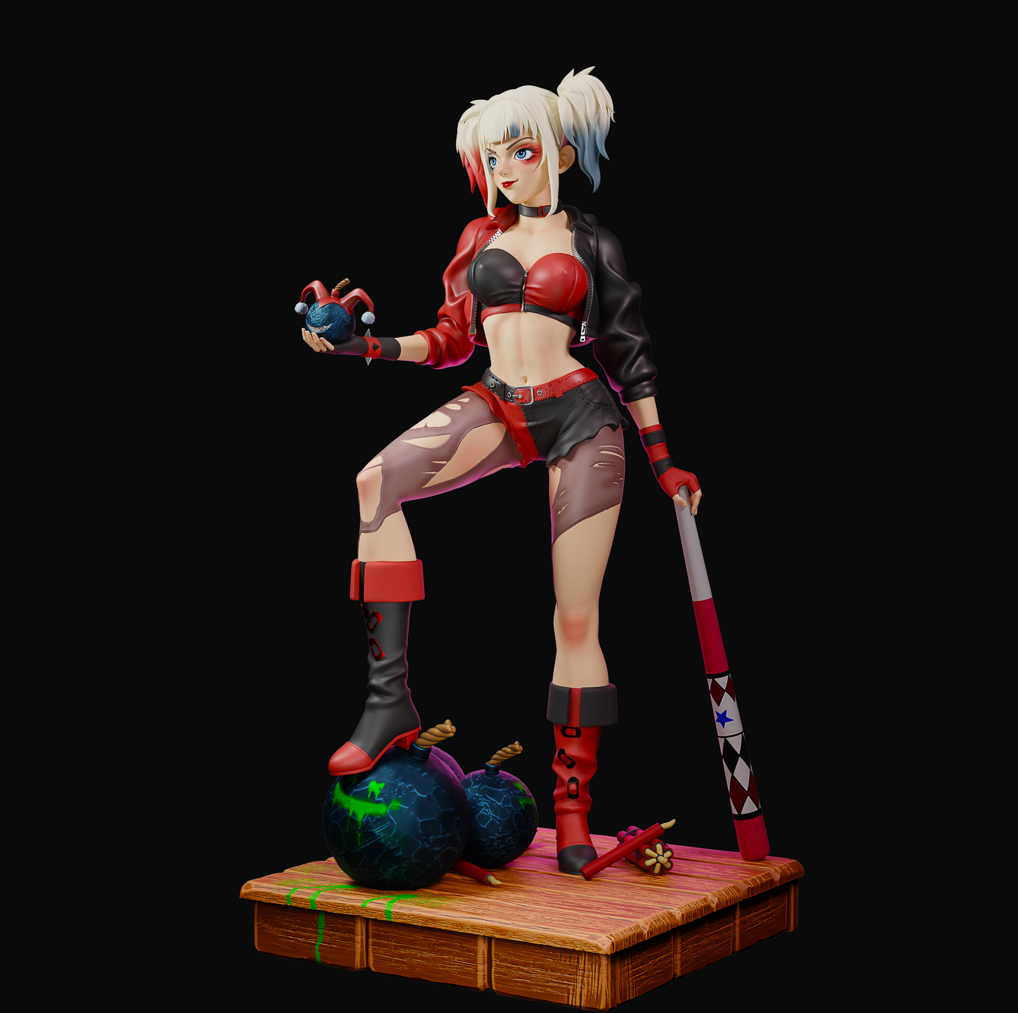 2740 Harley Quinn NSFW - DC Comics - STL 3D Print Files