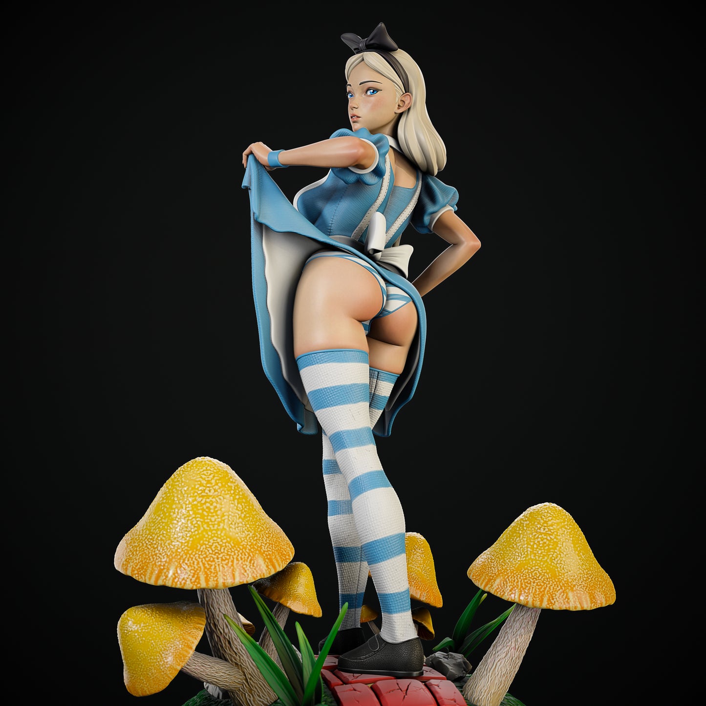 2879 Alice NSFW - Alice in Wonderland - STL 3D Print Files