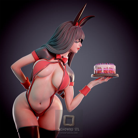 5014 Bunny Waitress NSFW - STL 3D Print Files