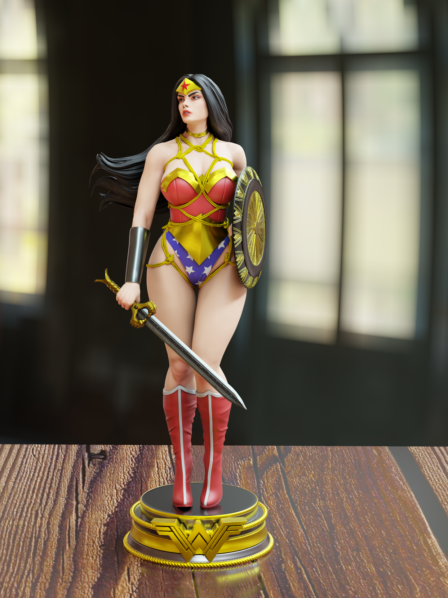 2420 Wonder Woman NSFW - DC Comics - STL 3D Print Files