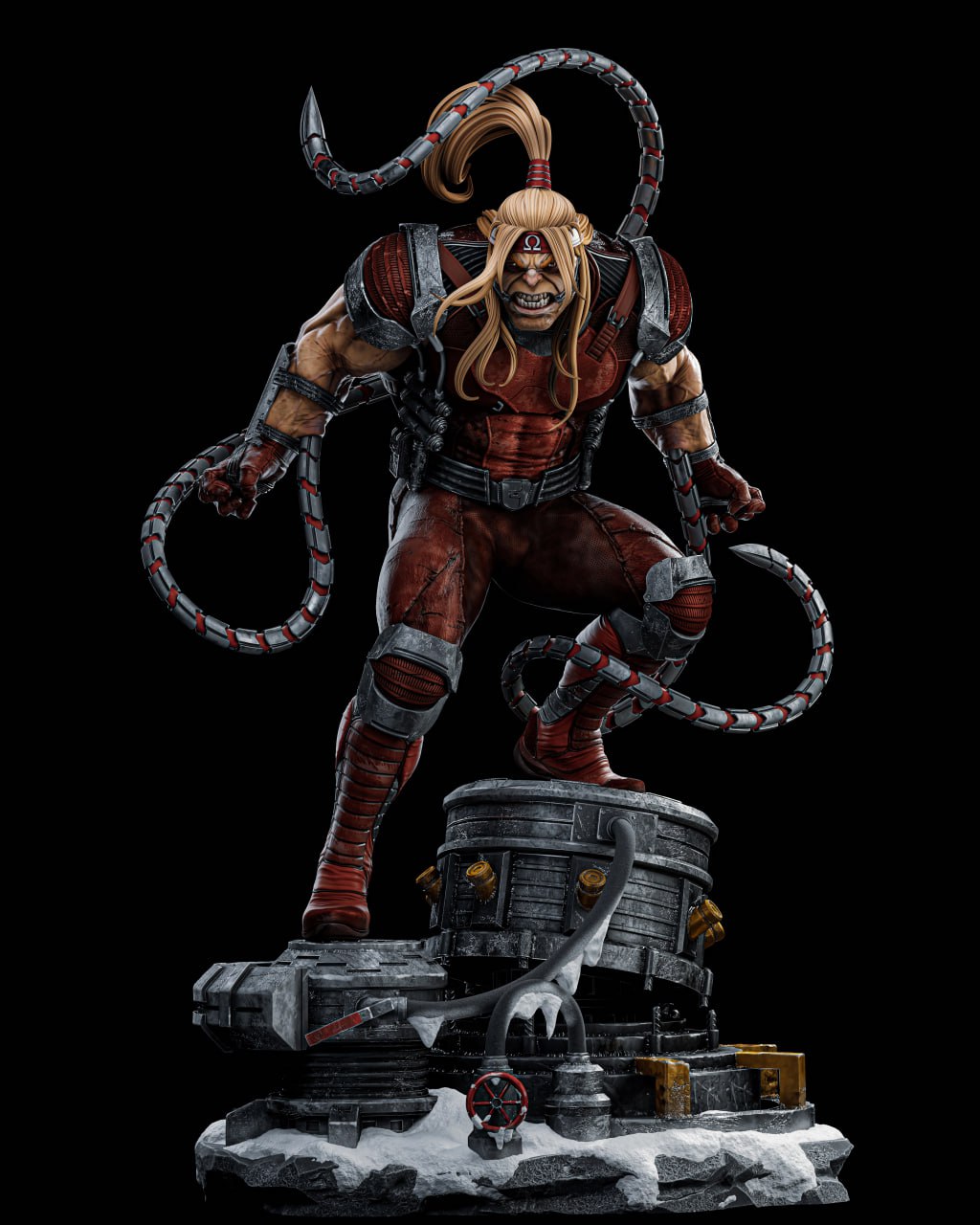 2349 Omega Red - X-men - STL 3D Print Files