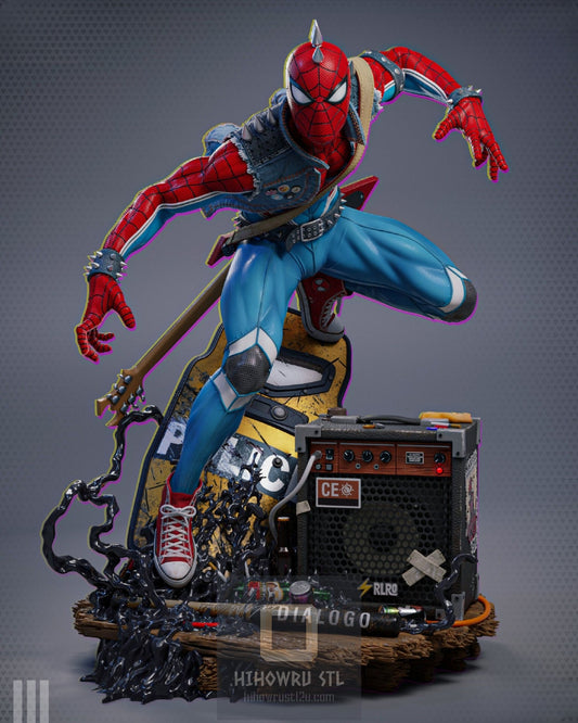 4543 Spider-Punk - Hobart Brown - STL 3D Print Files